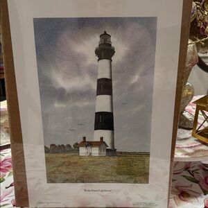 Bodie Island Lighthouse Wall Art Print Copyright 1998 by “Cotton” Ketchie